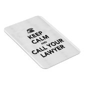 Magnet Flexible Restez calme et appelez votre avocat (Côté Droit)