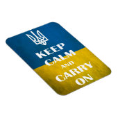 Magnet Flexible Restez calme et continuez votre trident emblème uk (Côté Droit)