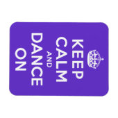 Magnet Flexible Restez calme et dansez (Horizontal)