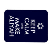 Magnet Flexible Restez Calme Et Faites De L'Aliyah (Horizontal)