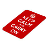 Magnet Flexible Restez calme et poursuivez (Côté Gauche)