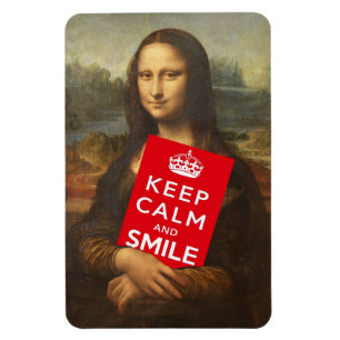 Magnet Flexible Restez Calme Et Souriez