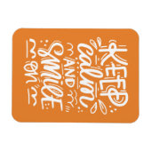 Magnet Flexible Restez Calme Et Souriez ! (Horizontal)