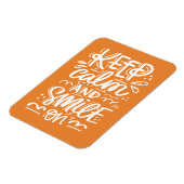 Magnet Flexible Restez Calme Et Souriez ! (Côté Gauche)