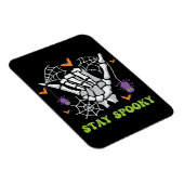 Magnet Flexible Restez Éffrayant Halloween Squelette main (Côté Droit)