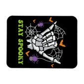 Magnet Flexible Restez Éffrayant Halloween Squelette main (Horizontal)