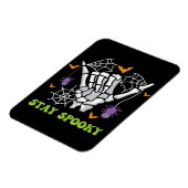 Magnet Flexible Restez Éffrayant Halloween Squelette main (Côté Gauche)