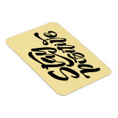 Magnet Flexible Restez positif Jaune (Côté Droit)