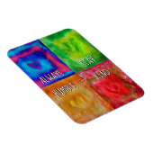 Magnet Flexible Restez toujours humble et aimable aimant (Côté Droit)