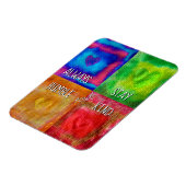 Magnet Flexible Restez toujours humble et aimable aimant (Côté Gauche)