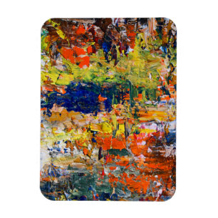 Magnet Flexible Résumé spontané - Peinture à l'huile Textures