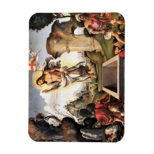Magnet Flexible Résurrection du Christ (Vertical)