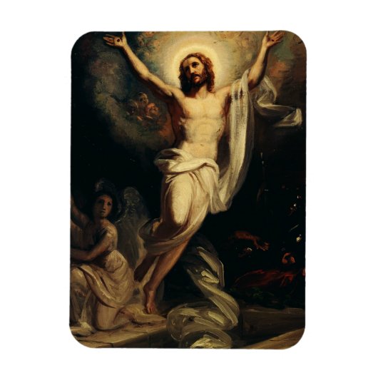 Magnet Flexible Résurrection du Christ par Robert Wilhelm Ekman (Vertical)