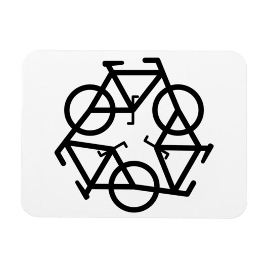 Magnet Flexible Rétablir le cycle de l'aimant Premium (Horizontal)