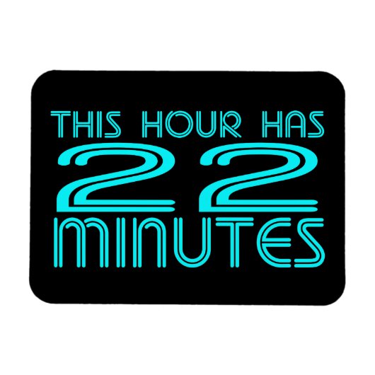 Magnet Flexible Rétro - 22 minutes (Horizontal)