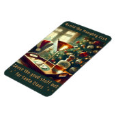Magnet Flexible Retro 50s Avoid The Naughty List Christmas Martini (Côté Gauche)