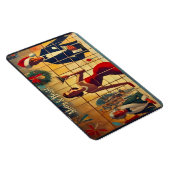 Magnet Flexible Retro 50s Christmas Eve Bar Last Call Martini (Côté Droit)