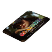 Magnet Flexible Retro 60s Hippie Fun Diplôme photo (Côté Gauche)