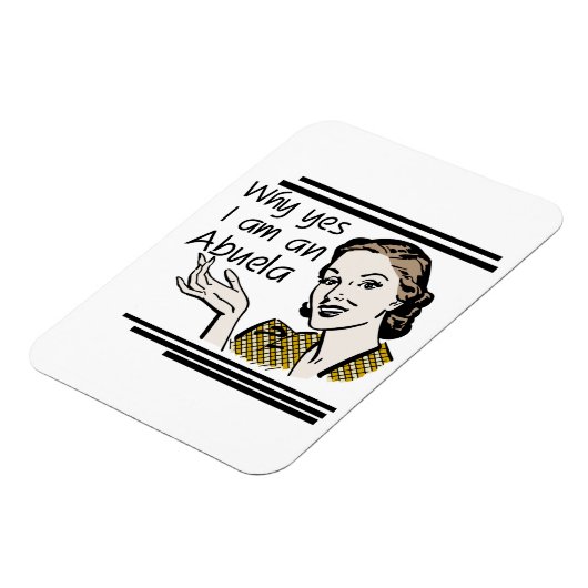 Magnet Flexible Retro Abuela Gits (Côté Gauche)