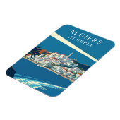 Magnet Flexible Retro Alger Algérie Voyage Souvenir (Côté Gauche)