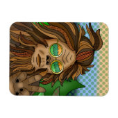 Magnet Flexible Retro Bigfoot | Pop Art Sasquatch (Horizontal)