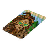 Magnet Flexible Retro Bigfoot | Pop Art Sasquatch (Côté Gauche)