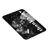 Magnet Flexible Retro Bold Typographie Photo Mariage Merci (Côté Droit)