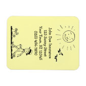 Magnet Flexible Retro Businessman le dimanche (Horizontal)