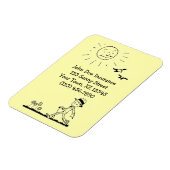 Magnet Flexible Retro Businessman le dimanche (Côté Gauche)