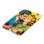Magnet Flexible Retro Couple Love Comics (Côté Gauche)
