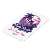 Magnet Flexible Rétro de Miami (Côté Gauche)