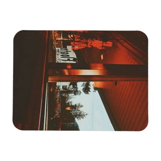 Magnet Flexible Retro Diner dans le Pacifique Nord-Ouest (Horizontal)