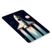 Magnet Flexible Retro Espace Années 50 Vaisseau Spatial (Côté Droit)