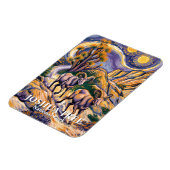 Magnet Flexible Retro Joshua Tree Landscape Animal Sheep Van Gogh (Côté Gauche)