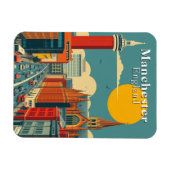 Magnet Flexible Retro Manchester Angleterre (Horizontal)