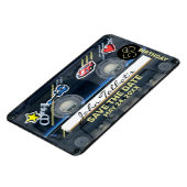 Magnet Flexible Retro T3 Audiotape 50e anniversaire Enregistrer la (Côté Gauche)