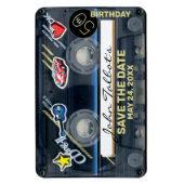 Magnet Flexible Retro T3 Audiotape 50e anniversaire Enregistrer la (Vertical)