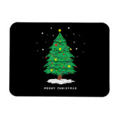 Magnet Flexible Retro Tree Merry Christmas Tree Lights (Horizontal)