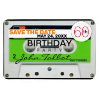 Retro W Audiotape 60e anniversaire Enregistrer la 