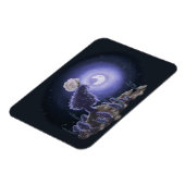 Magnet Flexible Réunion au clair de lune (Côté Gauche)