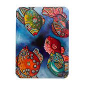 Magnet Flexible Réunion de la famille des poissons (Vertical)