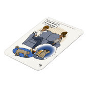 Magnet Flexible Rêve de chasse aux chiens (Côté Gauche)