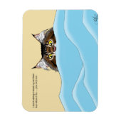 Magnet Flexible Réveil de chat de 3h (Vertical)