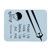 Magnet Flexible Réveillez-Vous Cherchez À Me Parler Pour Les Chema (Horizontal)