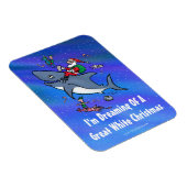 Magnet Flexible Rêver D'Un Grand Noël De Requin Blanc (Côté Droit)