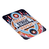 Magnet Flexible Rêver, Essayer, Répéter (Côté Droit)