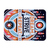 Magnet Flexible Rêver, Essayer, Répéter (Horizontal)