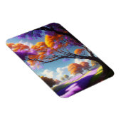 Magnet Flexible Rêves De Lavande Sous Jacaranda Skies, (Côté Droit)