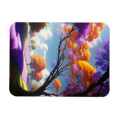 Magnet Flexible Rêves De Lavande Sous Jacaranda Skies, (Horizontal)