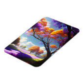 Magnet Flexible Rêves De Lavande Sous Jacaranda Skies, (Côté Gauche)